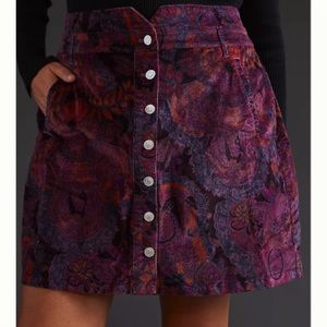 Anthropologie Mini Skirt